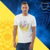 Футболки з парою драконів у півоніях для закоханих. - Зображення 6